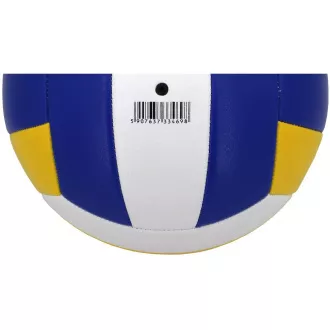 Volleyball ENERO gestreift Größe 5, gelb-blau-weiß