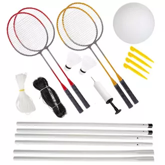 ENERO Badminton- und Volleyball-Set 10in1