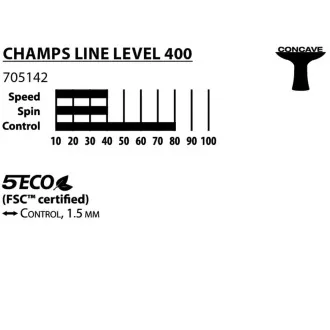 DONIC Tischtennisschläger CHAMPS LINE 400 FSC