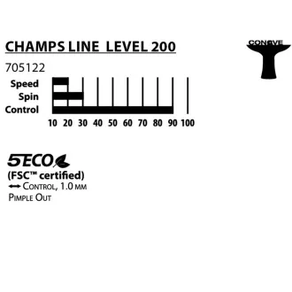 DONIC Tischtennisschläger CHAMPS LINE 200 FSC
