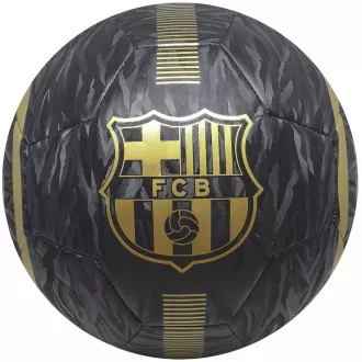 Fußball FC Barcelona Größe 5, schwarz und gold