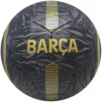Fußball FC Barcelona Größe 5, schwarz und gold