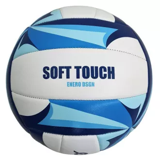 Volleyball ENERO SOFT TOUCH Größe 5, blau-weiß Volleyball ENERO SOFT TOUCH Größe 5, blau-weiß