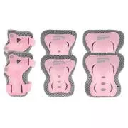 SP PROTECTOR Schützer-Set, rosa-grau, M