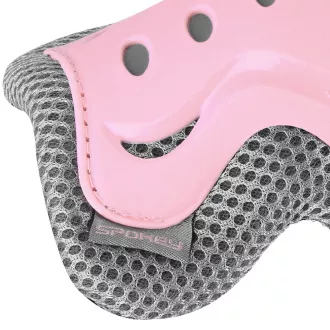 SP PROTECTOR Schützer-Set, rosa-grau, M