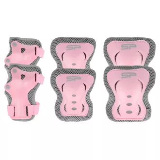 SP PROTECTOR Schützer-Set, rosa-grau, S