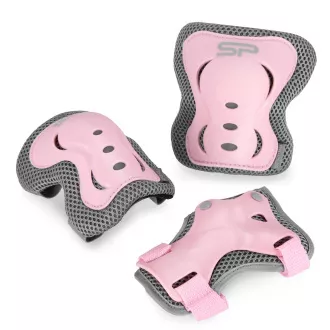 SP PROTECTOR Schützer-Set, rosa-grau, S