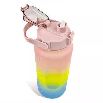 Motivations-Sportflasche 2l, Hellrosa