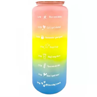 Motivations-Sportflasche 2l, Hellrosa