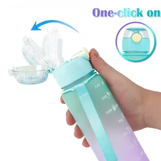 Motivations-Sportflasche 2l, Hellrosa