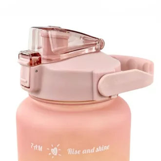 Motivations-Sportflasche 2l, Helltürkis
