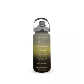 Motivations-Sportflasche 2l, Dunkeltürkis