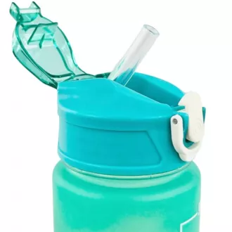 Motivations-Sportflasche 3in1, 2000 ml   900 ml   300 ml, Schwarz
