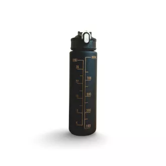 Sportflasche mit Motivationsbeschreibung 1l, Türkis