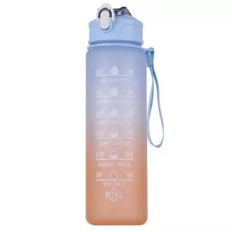 Sportflasche mit Motivationsbeschreibung 1l, Pink