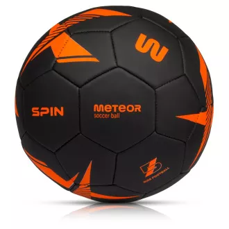 Fußball MTR SPIN, Größe 5, schwarz-orange Fußball MTR SPIN, Größe 5, schwarz-orange
