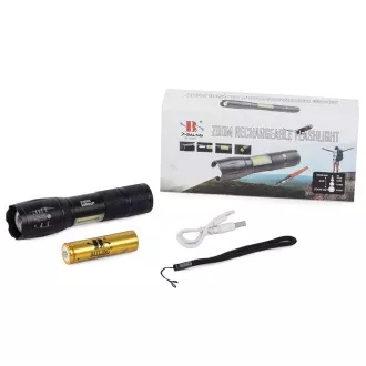 LED-Taschenlampe CREE ZOOM Bailong XML T6 COB