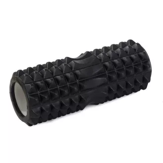 Massage-Fitness-Rolle ROLLER YOGA 32x13cm, Schwarz