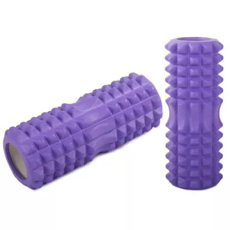 Massage-Fitness-Rolle ROLLER YOGA 32x13cm, Lila