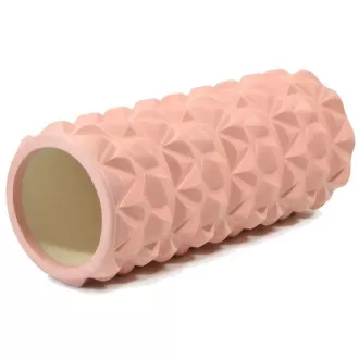 Fitness-Massageroller ENERO FIT 33x14cm, Hellrosa