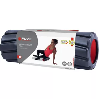 Fitness-Massagerolle PURE 2 IMPROVE 36x14 cm, Schwarz