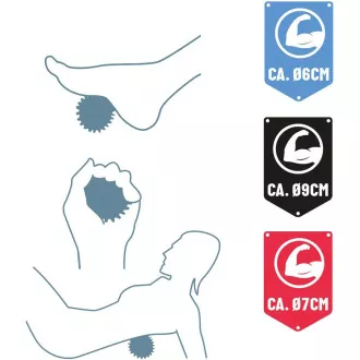 UMBRO Perlen mit Stacheln für die Massage, 3St.