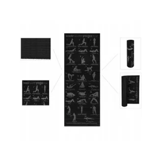Yogamatte BLACK, 61x173x0,6 cm Yogamatte BLACK, 61x173x0,6 cm