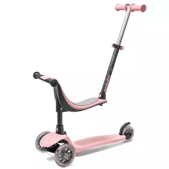 Cariboo Twist 3in1 dreirädriger Scooter mit LED-Rädern, rosa Cariboo Twist 3in1 dreirädriger Scooter mit LED-Rädern, rosa
