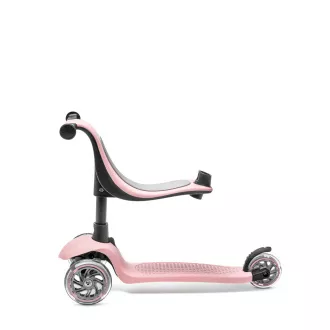 Cariboo Twist 3in1 dreirädriger Scooter mit LED-Rädern, rosa Cariboo Twist 3in1 dreirädriger Scooter mit LED-Rädern, rosa