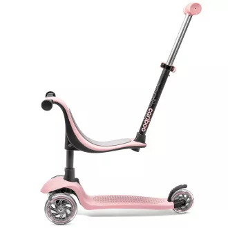 Cariboo Twist 3in1 dreirädriger Scooter mit LED-Rädern, rosa Cariboo Twist 3in1 dreirädriger Scooter mit LED-Rädern, rosa