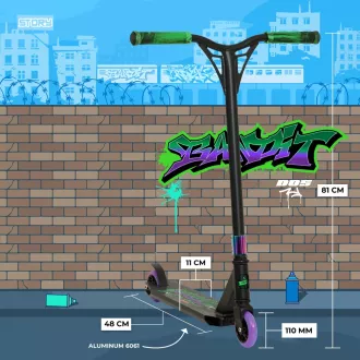 Freestyle-Roller Story Bandit DOS Stunt, Graffiti