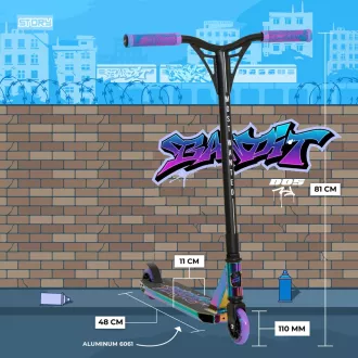 Freestyle-Roller Story Bandit DOS Stunt, Neon Freestyle-Roller Story Bandit DOS Stunt, Neon