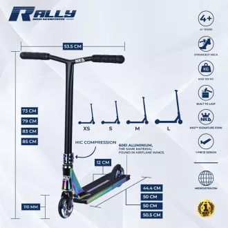 Freestyle-Roller NKD Rally V4 v2.Rainbow Freestyle-Roller NKD Rally V4 v2.Rainbow