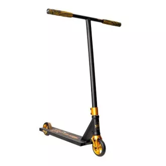 Freestyle Scooter Story High Roller Stunt, Schwarz und Gold Freestyle Scooter Story High Roller Stunt, Schwarz und Gold