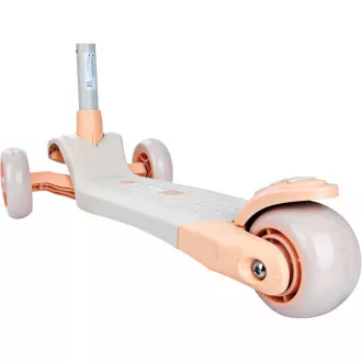Kinderroller Story Mini Friends mit LED-Rädern Roller, weiß, dreirädrig