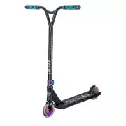 NKD Diesel Stunt Freestyle Scooter, Schwarz und Regenbogen