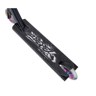 NKD Diesel Stunt Freestyle Scooter, Schwarz und Regenbogen