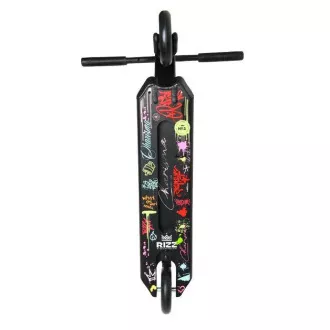 Freestyle-Roller NKD Rizz Stunt, Schwarz und Regenbogen Freestyle-Roller NKD Rizz Stunt, Schwarz und Regenbogen