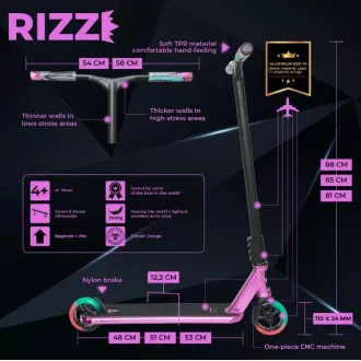 Freestyle-Roller NKD Rizz Stunt, Lila Freestyle-Roller NKD Rizz Stunt, Lila