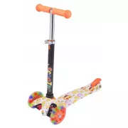 MINI SCOOTER dreirädriger Scooter mit leuchtenden Rädern, EMOJI