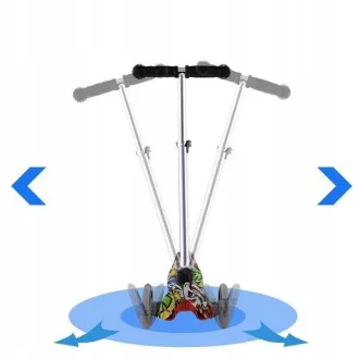 MINI SCOOTER dreirädriger Scooter mit leuchtenden Rädern, EMOJI - Unverpackt
