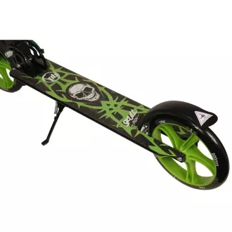 Scooter PB SKULL 2023 mit Ständer, 200mm, schwarz-grün