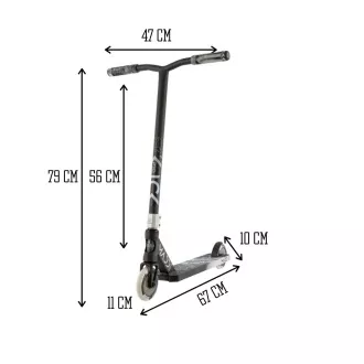 MADD GEAR Freestyle Scooter Kick Pro BLACK-SILVER