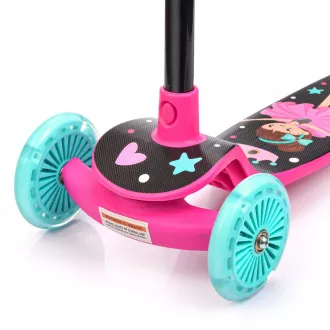 Dreirädriger Kinder-Roller MTR Funny, Pink