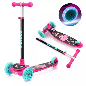 Dreirädriger Kinder-Roller MTR Funny, Pink