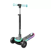 Dreirädriger Kinderroller Cariboo LEDstar, blau