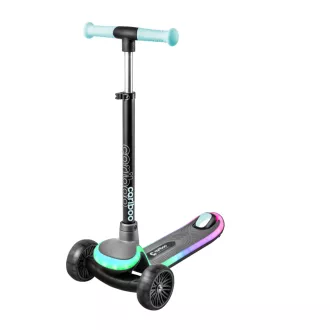 Dreirädriger Kinderroller Cariboo LEDstar, blau