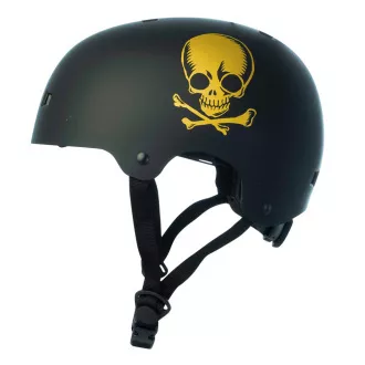 Freestyle Helm NKX Brain Saver, SchwarzGold, S (50-54cm)