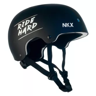 NKX Brain Saver Freestyle-Helm, Schwarz, M (54-57cm)