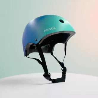 SKITT Kinder-Freestyle-Helm NEXUS Edition, Regenbogen, M (54-57cm)